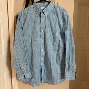 Saddlebred Blue Plaid Button-Down Shirt